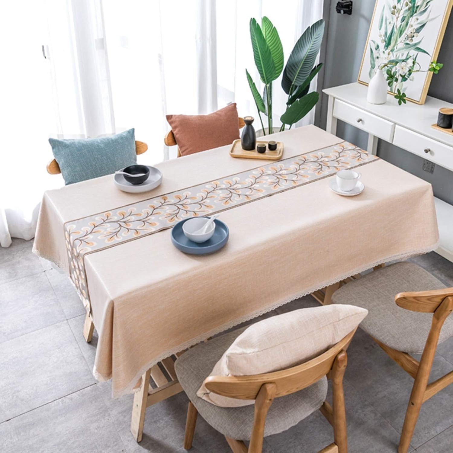 テーブルクロス 北欧 おしゃれ テーブルカバー 汚れ防止 テーブルカバー 食卓カバー 120*180 長方形 家庭用 パーティー 展