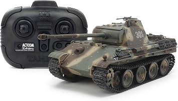 Tamiya 1/35 RC Tank Series No. 19 German Tank Panther G Late Type with Dedicated Prop Electric Radio Control