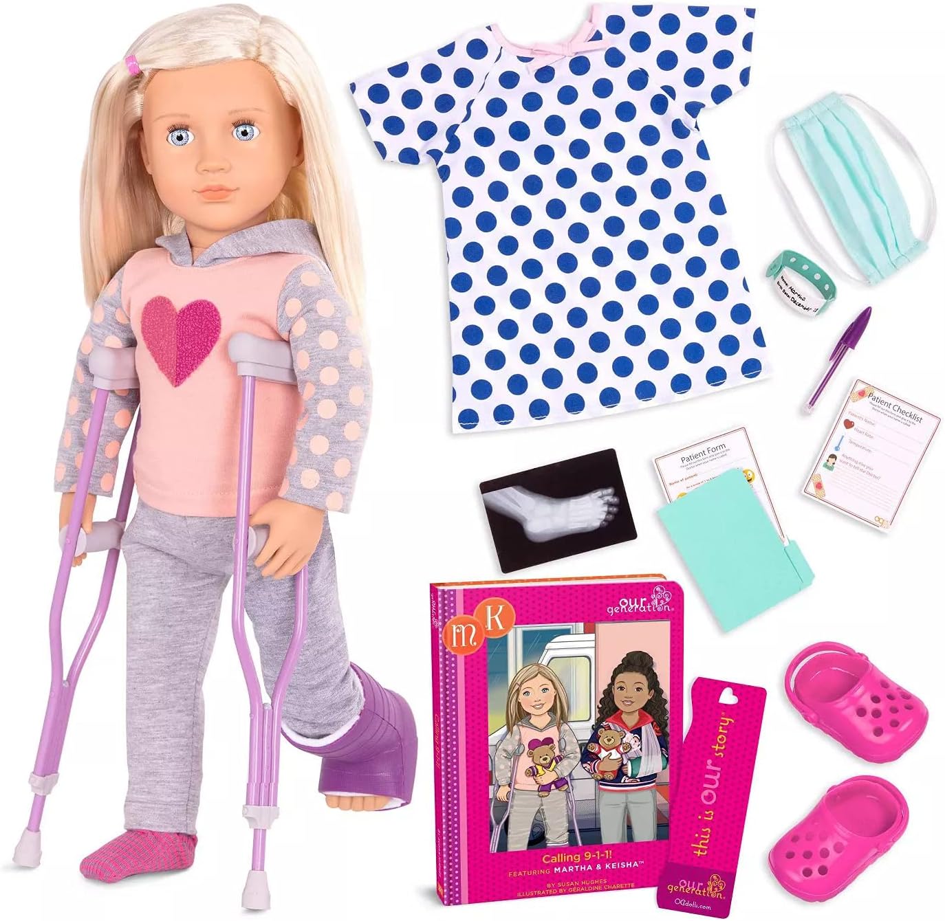 Our Generation Doll Martha and Calling 9-1-1