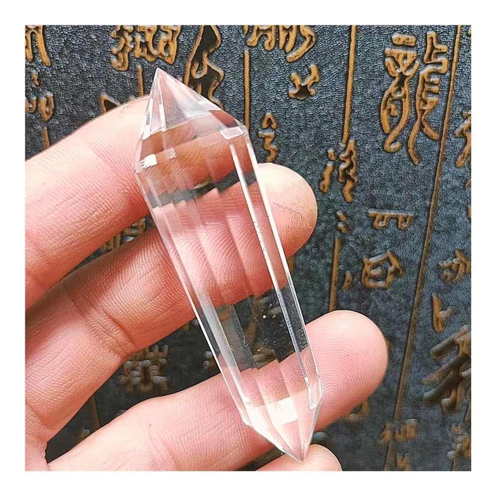 1pcs 70-75mm Clear Quartz Crystal 12 face stick Point decoration Fashion gift 70mm