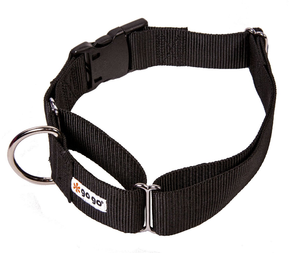 GOGO Pet Products Martingale Gentle Training Collar, X-Large, Black