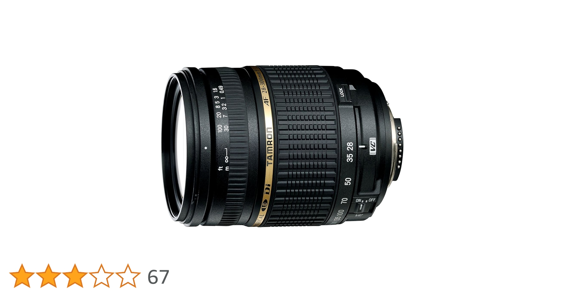 ニコン用 28-300mm ズームレンズ Nikon Tamron TAMRON 28-300mm F/3.5-6.3 Di VC PZD (Model A010) [ニコン用
