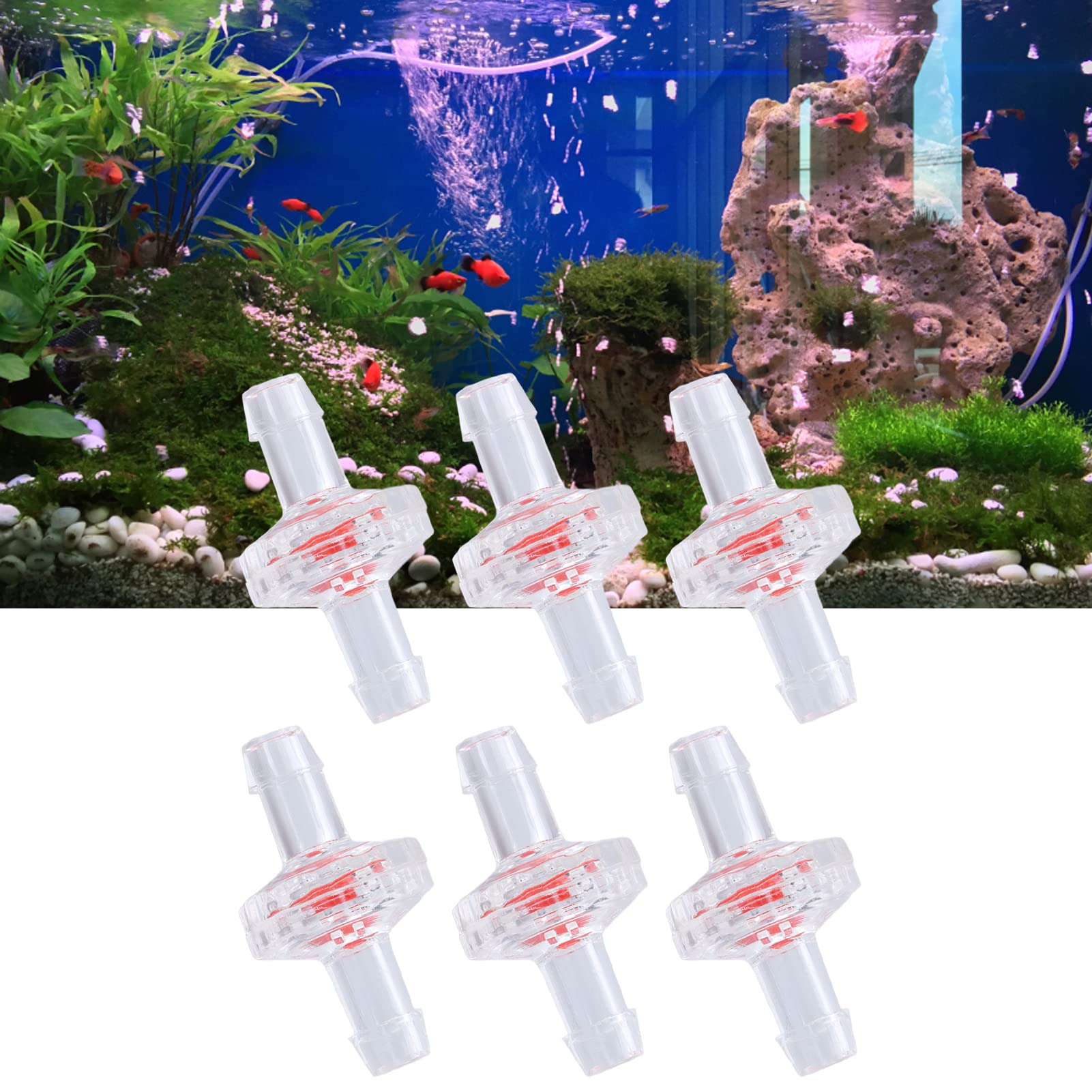 10 Valvole Di Ritegno Plastica 5mm - Antiriflusso Per Acqua, Aria E Carburante - Foto 13