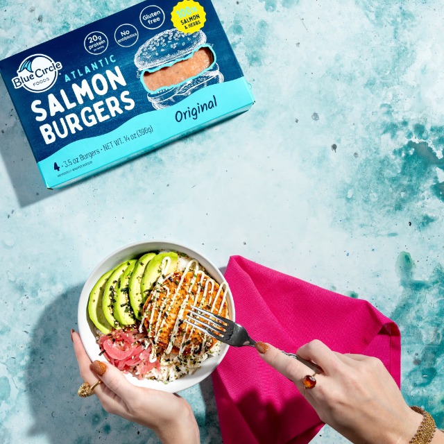 Amazon.com: Blue Circle Foods – Atlanic Salmon Burger, Original