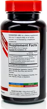 Olympian Labs Premium AHCC Supplement 750mg of AHCC per Capsule Supports Immune Health, Liver Function, and Natural Killer Cell Activity- 30 Capsules