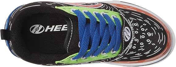 HEELYS Pro 20 Print Little Kid/Big Kid/Adult Black/Multicolored 3 Little Kid M, Black/Multicolor, 3 Little Kid