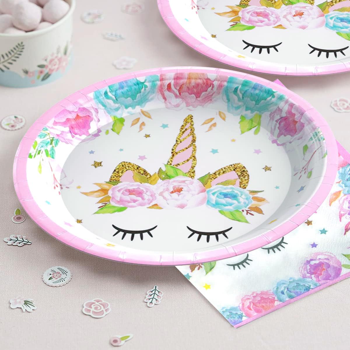 Assiette Jetable Anniversaire Déco Licorne Anniversaire 2 Ans Fille - Set Vaisselle 16 Invités - Assiettes, Gobelets, Ballons Décoration Licorne Anniversaire Fille Assiette Jetable Anniversaire Déco Licorne Anniversaire 2 Ans Fille - Set Vaisselle 16 Invités - Assiettes, Gobelets, Ballons Décoration Licorne Anniversaire Fille