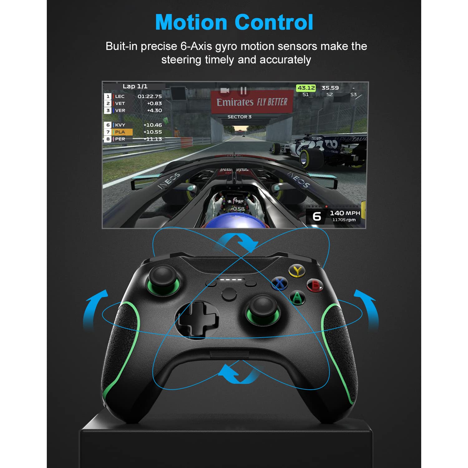 DILITT Wireless Controller Replacement for Xbox One Controller, 2.4G Wireless Gamepad Joystick with Dual Vibration ,Compatible Xbox Series X S Gamepad Joystick For PS3 Controle Joypad For Android PC : Video Games