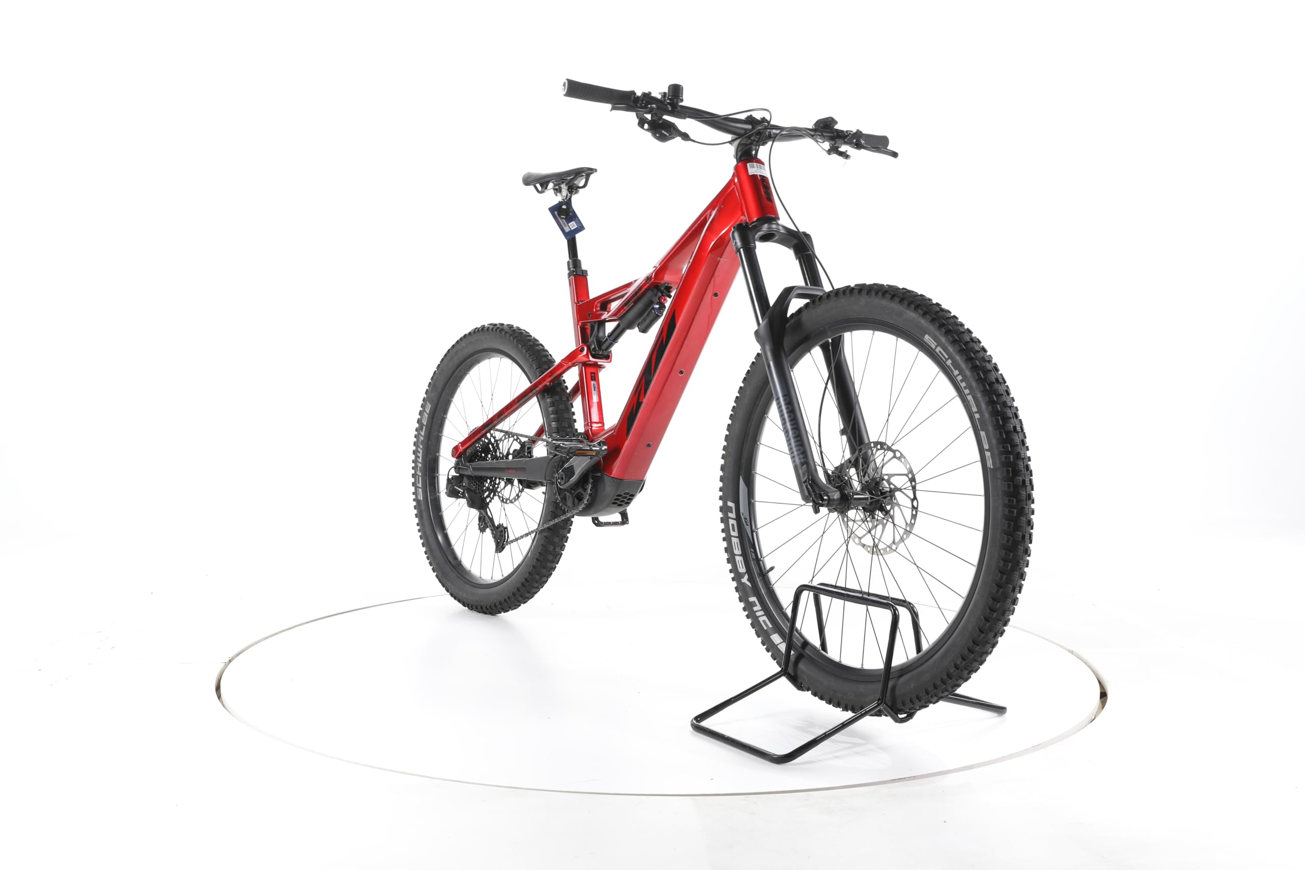 KTM E Bike Macina Kapoho 7973 E-Bike Fully Damen Herren 29/27,5 Zoll Elektrofahrrad, 85 Nm 750 Wh, 12 Gänge, RockShox Federgabel Hydraulische Scheibenbremse 184-194 cm rot (Generalüberholt)