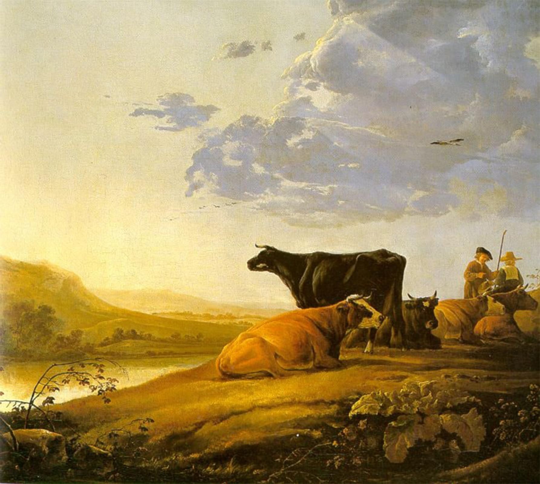 Poster Graffiti Aelbert Cuyp 60x90cm | Affiche Décorative Moderne - 5