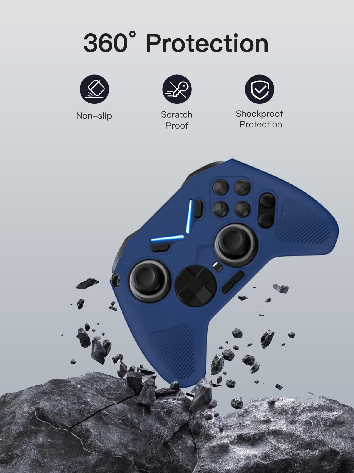 Amazon.com: for FLYDIGI Vader 4 Pro Silicone Grip Case ，Soft Skin