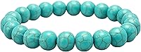 Vista 861 de Amazing Gemstone Pulsera de cristal para mujeres y hombres, pulsera de cristal curativo de protección, pulsera elástica con cuentas de piedras