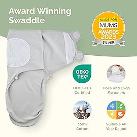 JUICY BUMBLES Baby Swaddles 0-3 Months Newborn Swaddle Sack Sleep Swaddle Sleep Sack Wrap for Newborns Girl and Boy 100% Cotton Oeko TEX 3-Pack