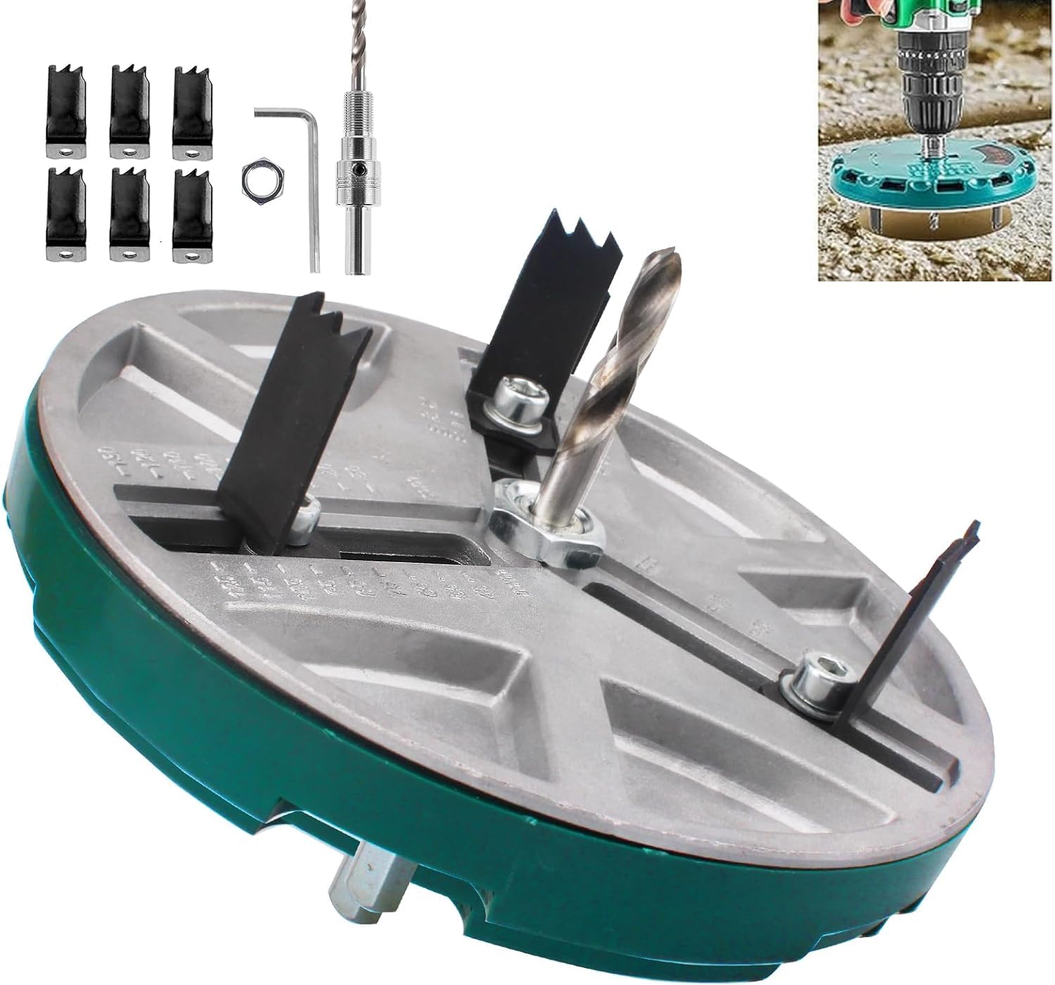 AASONS 45 to 130mm Adjustable Diameter Punching Saw Tool For Drilling, Adjustable Hole Saw, Adjustable Punching Saw Wood Working Tools Hole Punch, Round Hole Opener Tool, With 3+3 Extra Teeth Pieces (B0CL6R12PW) Amazon Price History, Amazon Price Tracker