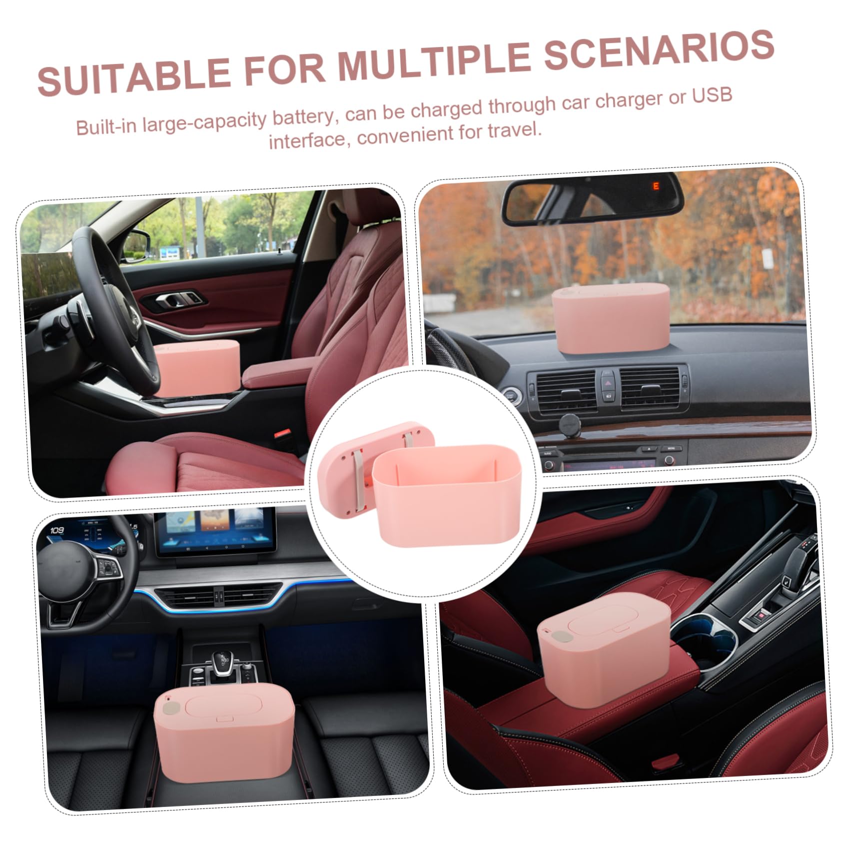 Calentador De Toallitas Húmedas Usb Portátil Para Bebés Control De Temperatura Para Viajes Coche y Uso Diario