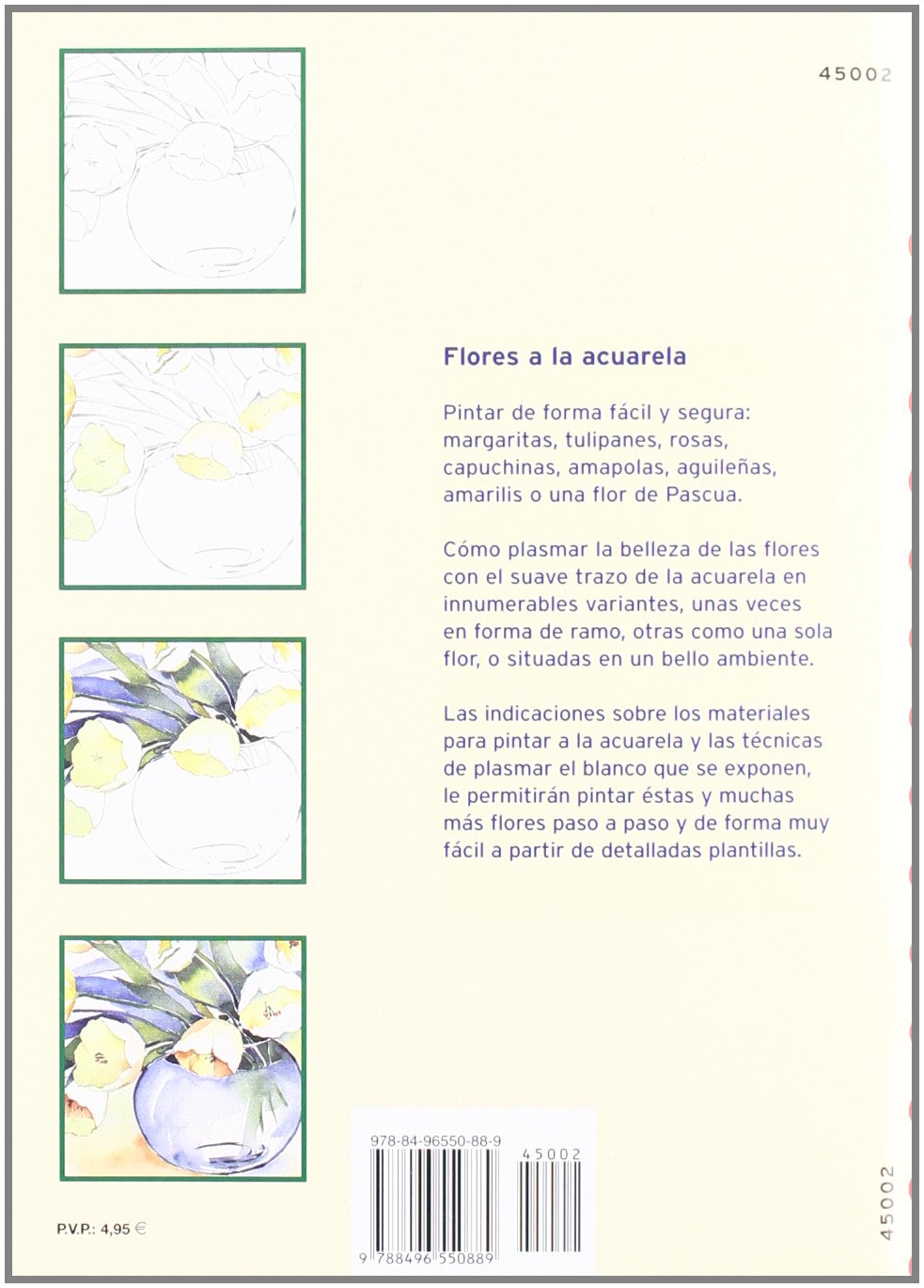 Serie Pintar a la Acuarela nº 2. PINTAR FLORES A LA ACUARELA (SIN COLECCION)