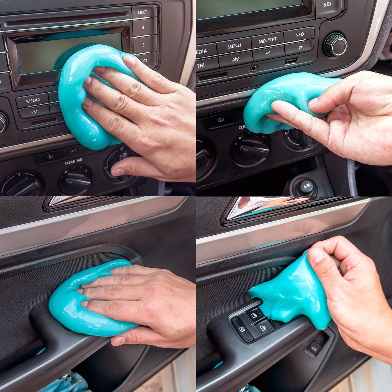 Kavish Gel Nettoyant Universel Vert – Slime Magique Anti-Poussière Pour Clavier, Voiture, Bureau & Électronique !