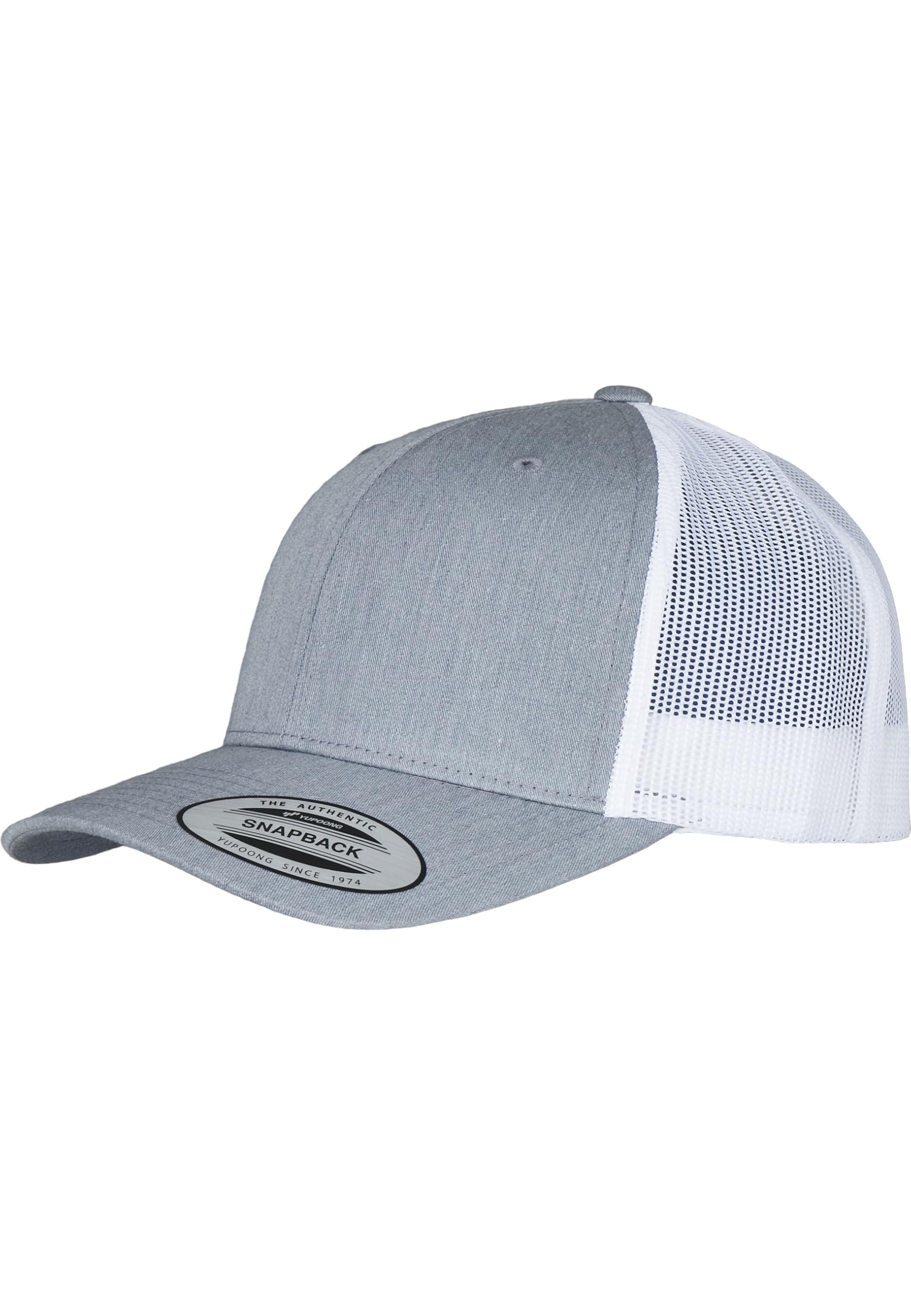 Flexfit Unisex Retro Trucker 2-Tone czapka baseballowa, Heather/White, One Size, wrzosowy/biały, Rozmiar uniwersalny