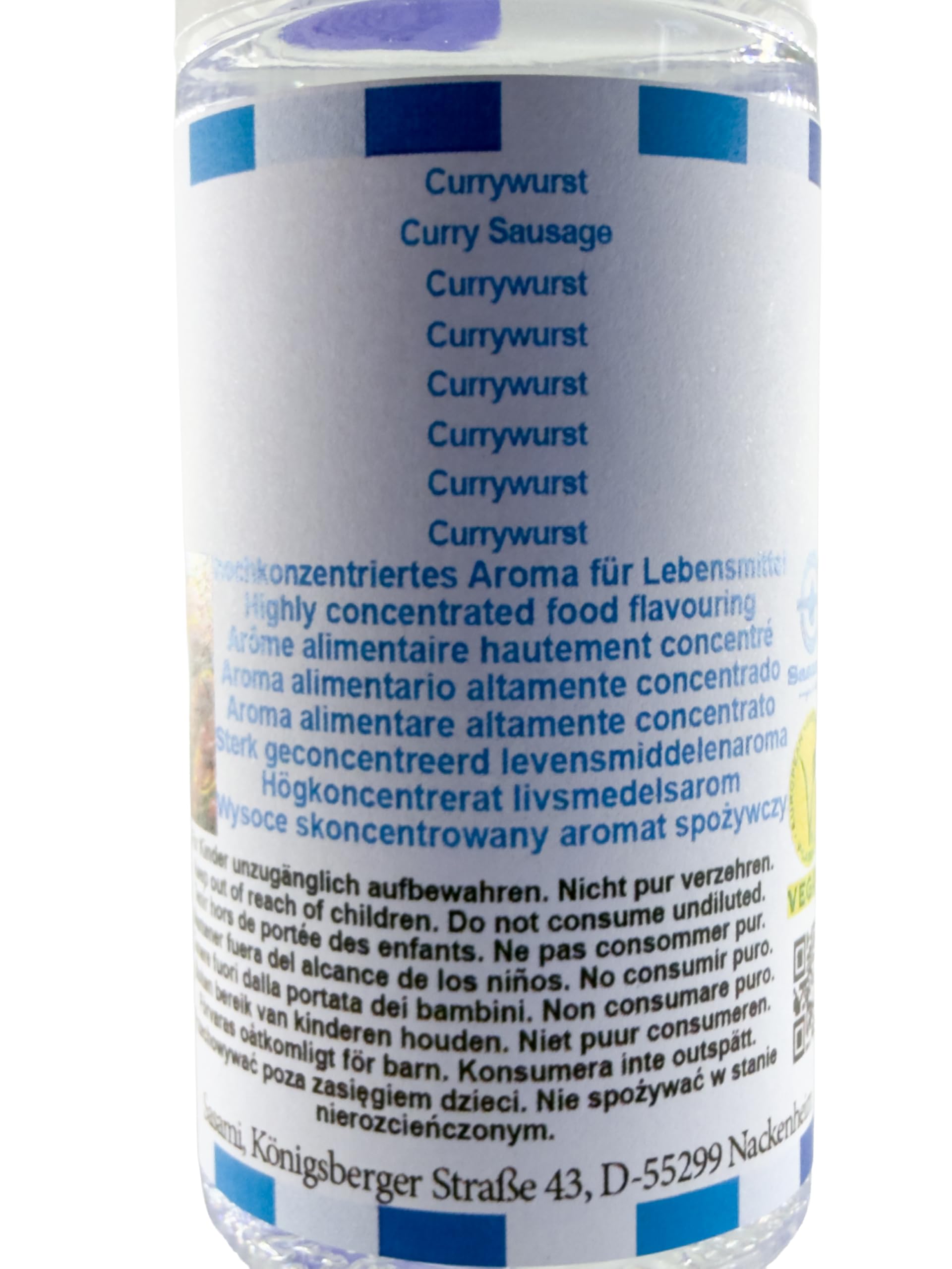 Currywurst aromat koncentrat – Wegański – Sasami – 100ml