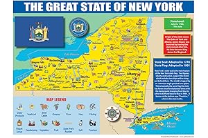 Map of New York - Pack of 30 by Gallopade Publishing Group