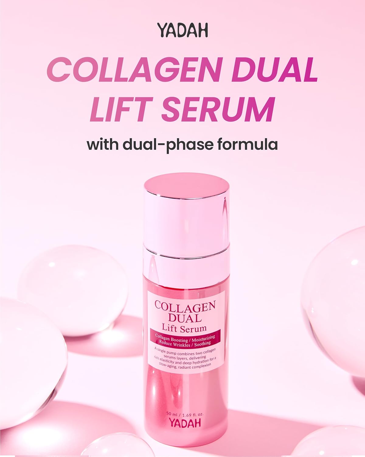 YADAH Hydra core cream - Capsule Filler Cream (1.76 oz) Collagen Dual Lift Serum 1.69 fl oz