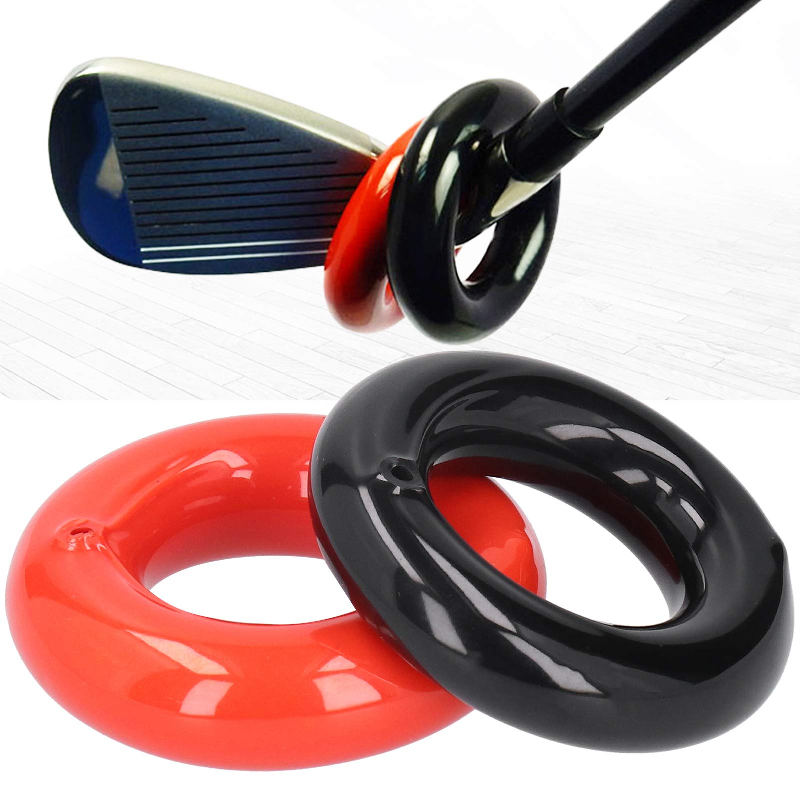 Anillo Pesas Golf, Mejora Distancia y Precisión, Accesorio Entrenamiento Golf, Calentamiento Técnico para Profesionales y Aficionados, Equipo Entrenamiento Diario