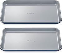 Vista 29 de Caraway Bandeja de cerámica antiadherente para hornear, revestimiento de cerámica naturalmente resbaladizo, no tóxico, libre de PTFE ni PFOA