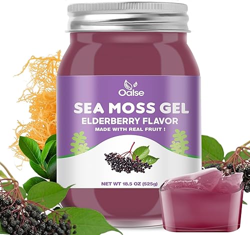 Miniatura 47 de Gel de musgo marino de 15 onzas, gel natural de masa marina irlandesa artesanal con 92 minerales y vitaminas, sin OMG, sin gluten, vegano, defensa