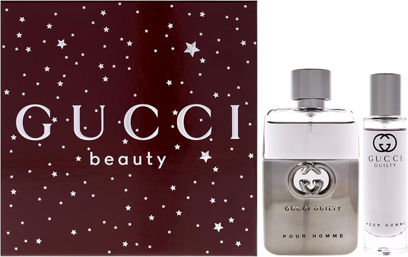 Guilty by Gucci for Men - 2 Pc Gift Set 1.6oz EDT Spray, 0.5oz EDT Spray