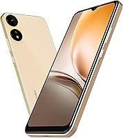 Vista 3 de Teléfonos Android desbloqueados para T-Mobile, teléfono Android 12 (2025), 3+16GB/256GB TF Octa Core, teléfonos desbloqueados con doble SIM, dorado