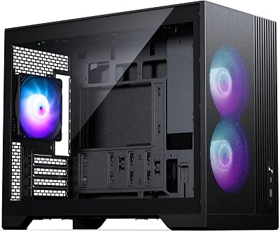 Phanteks XT M3, Case Gaming Compatto Micro-ATX, Filtro Mesh ad Elevate Prestazioni, Finestra in Vetro Temprato, 3 Ventole D-RGB da 120mm incluse, Nero