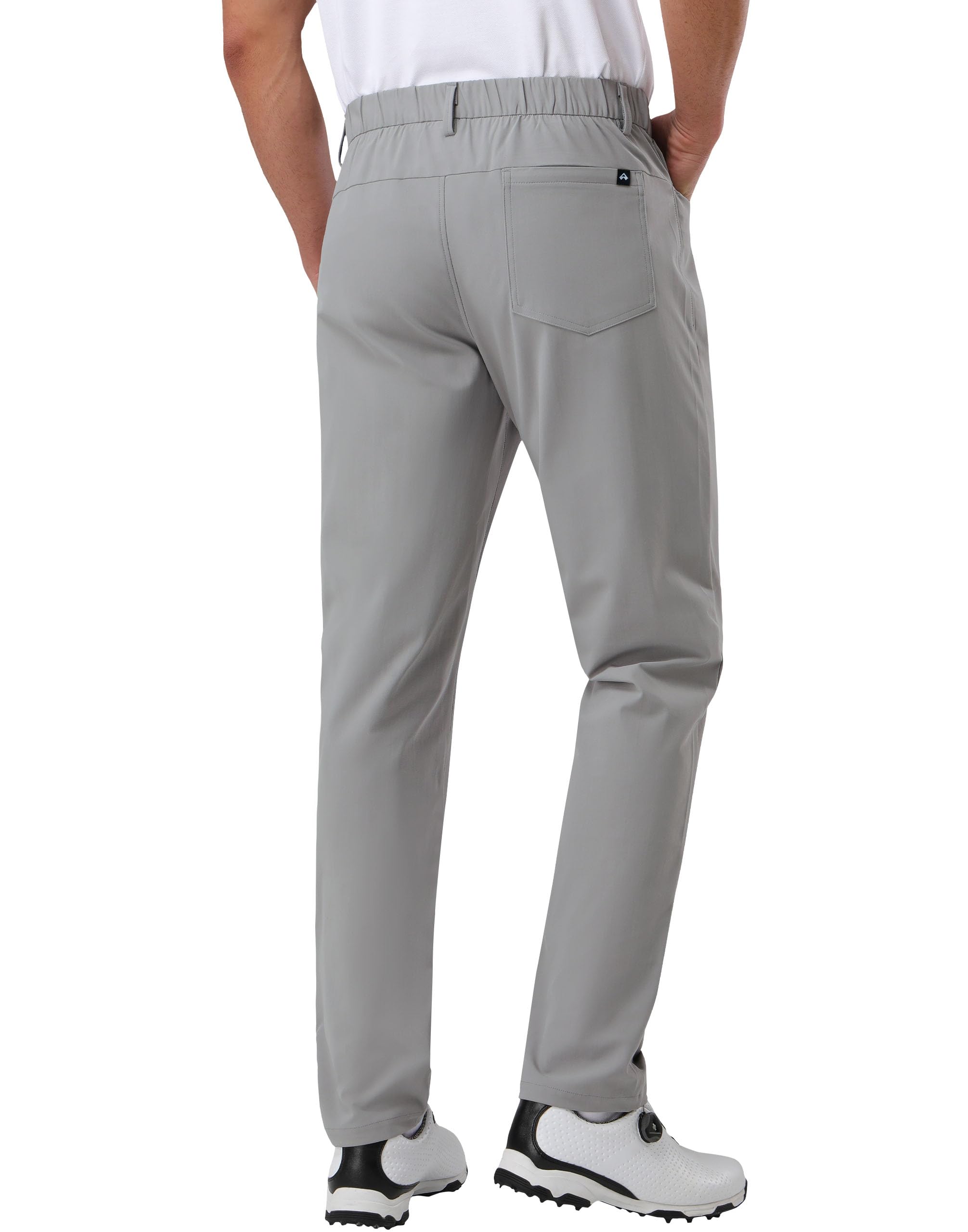 Pantalon de golf pour homme – 76,2 cm/81,3 cm – Pantalon habillé infroissable 5 poches extensible décontracté pour le travail et les voyages