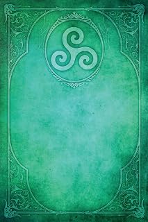 Monogram Triskele (Neopaganism) Journal: Blank Diary Journal Log Notebook [Lingua Inglese]