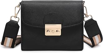 Dasein Women Small Crossbody Bag Designer Evening Bag Clutch Purse Handbag for Wedding/Prom/Party with Double Chain Strap | Small, Designer