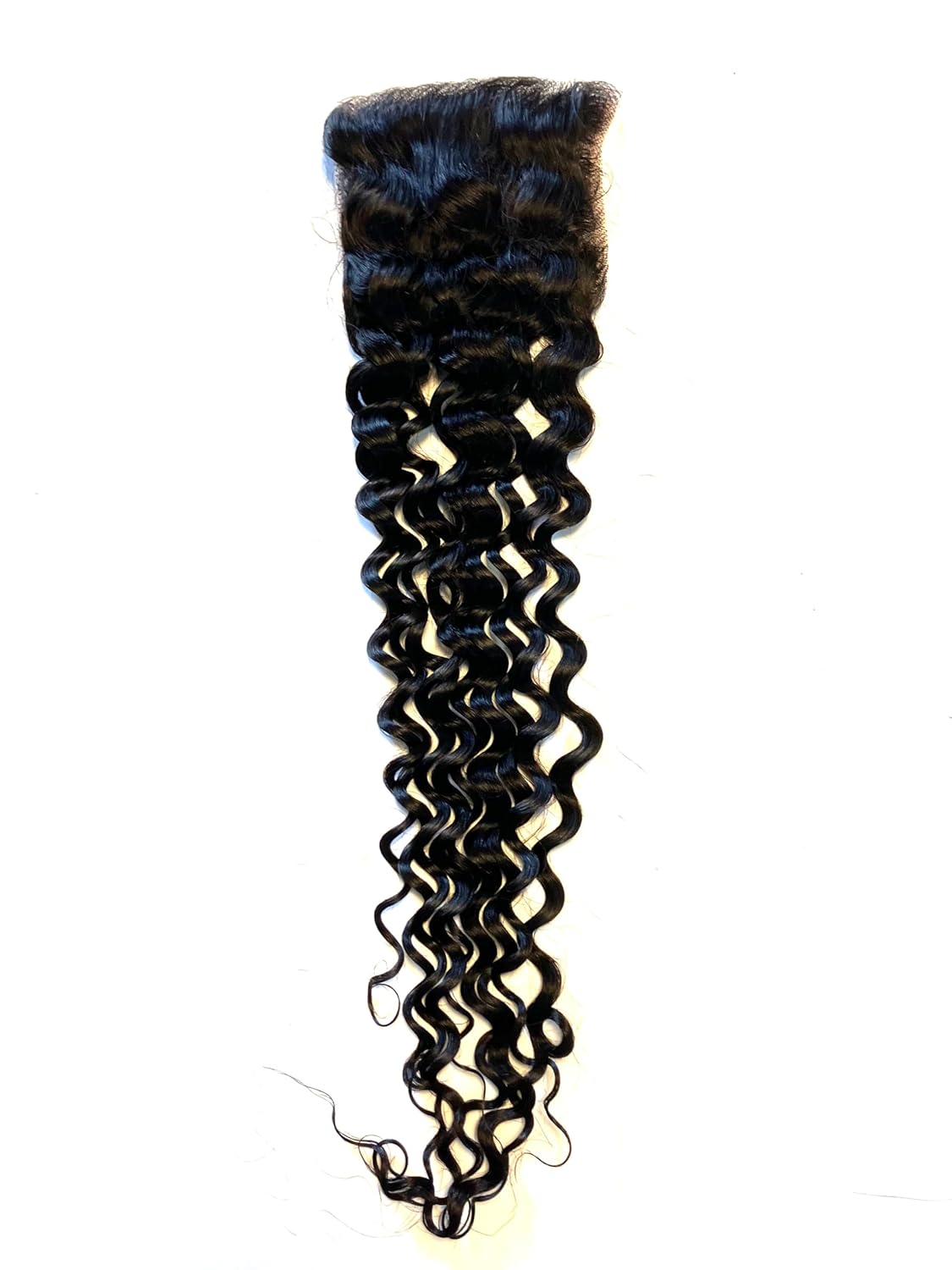 18" 5x5 HD Top Lace Closure 12A Premium Virgin Human Hair Waterwave Loose Curly Water Wave