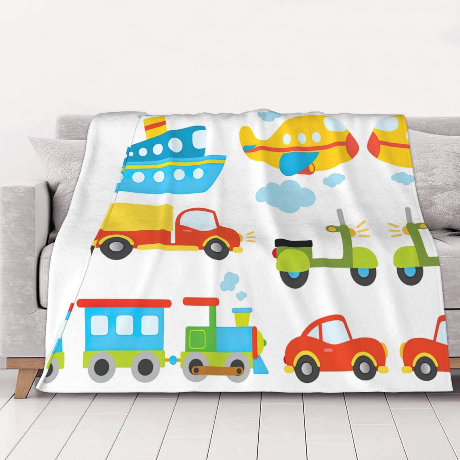 Couverture de transport lavable finies les nuits froides sur le canapé