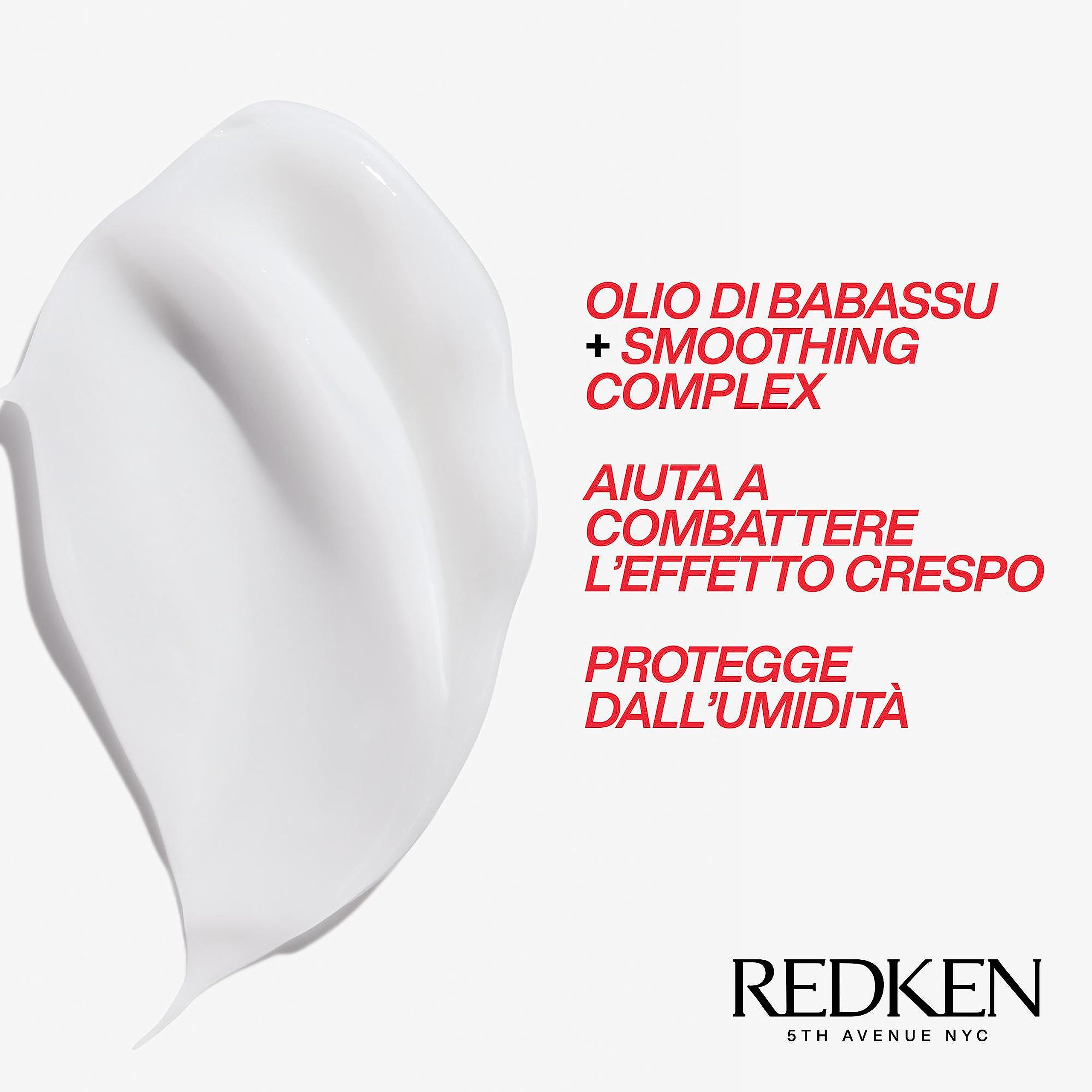 Redken | Trattamento professionale Leave-in Frizz Dismiss Rebel Tame, Con proprietà disciplinanti e effetto anti-crespo, 250 ml