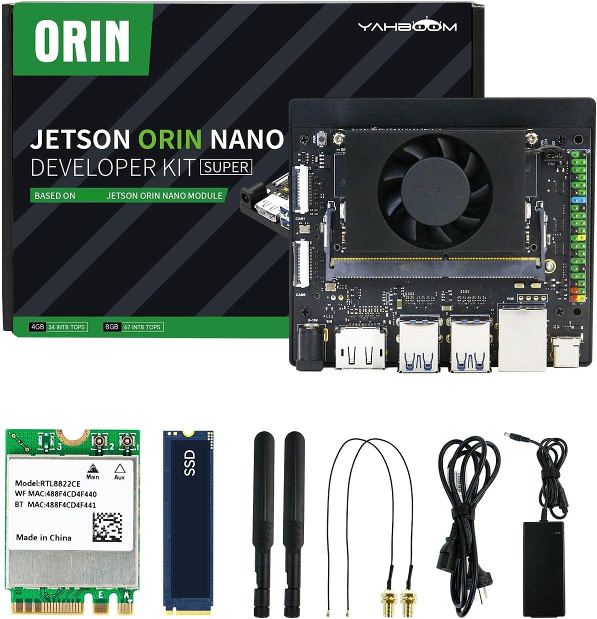 Jetson Orin Nano 8gb Sub Super Developer Kit 67tops Support ...