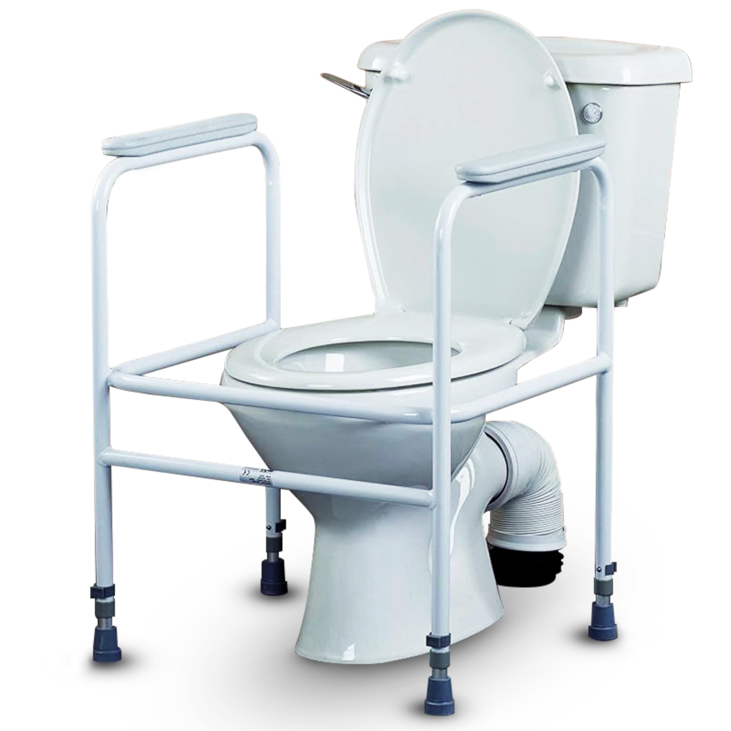 Patterson Medical - Sistema de asideros de seguridad para inodoro (altura ajustable)