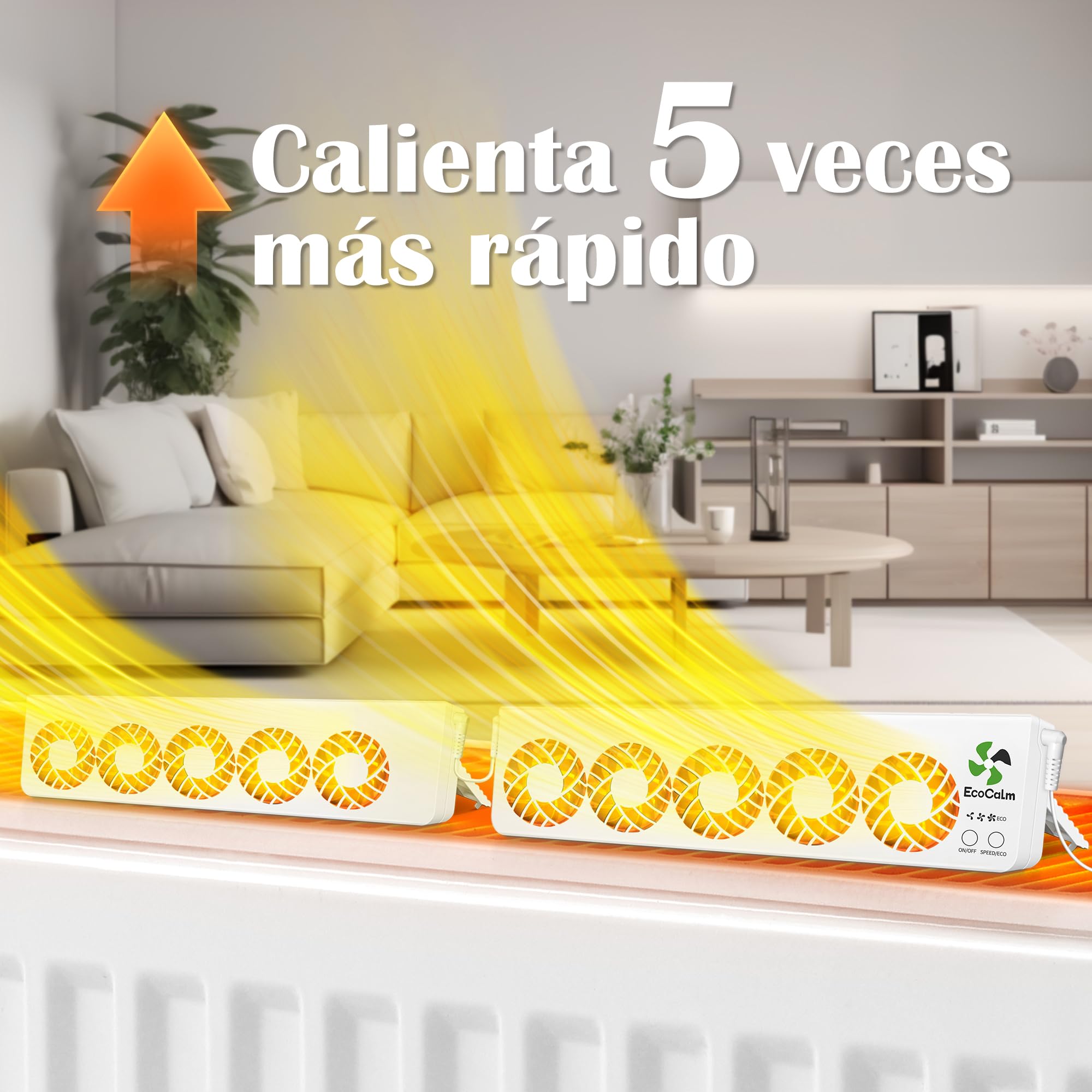 Ventilador para Radiadores, Amplificador Radiador con 10 Ventiladores Mejorados (Duo-Set)