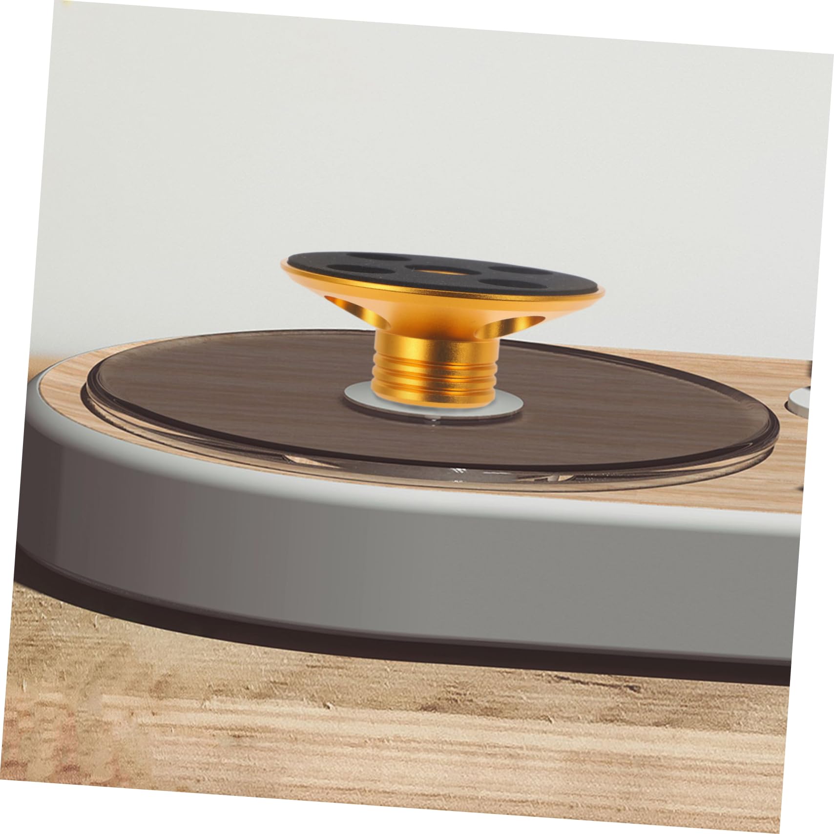 NUOBESTY Disco Stabilizzatore Per Giradischi in Vinile Accessorio Supporto Per Dischi in Vinile Per Ridurre e Proteggere Dischi