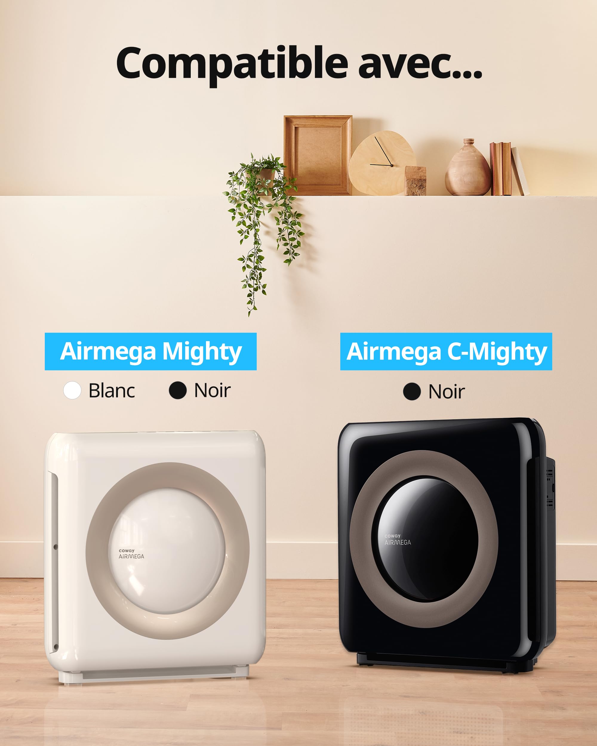 Coway Kit de filtres pour purificateur d'air AP-1512HH Mighty, AP-1512HHS et AP-1518R Airmega200M