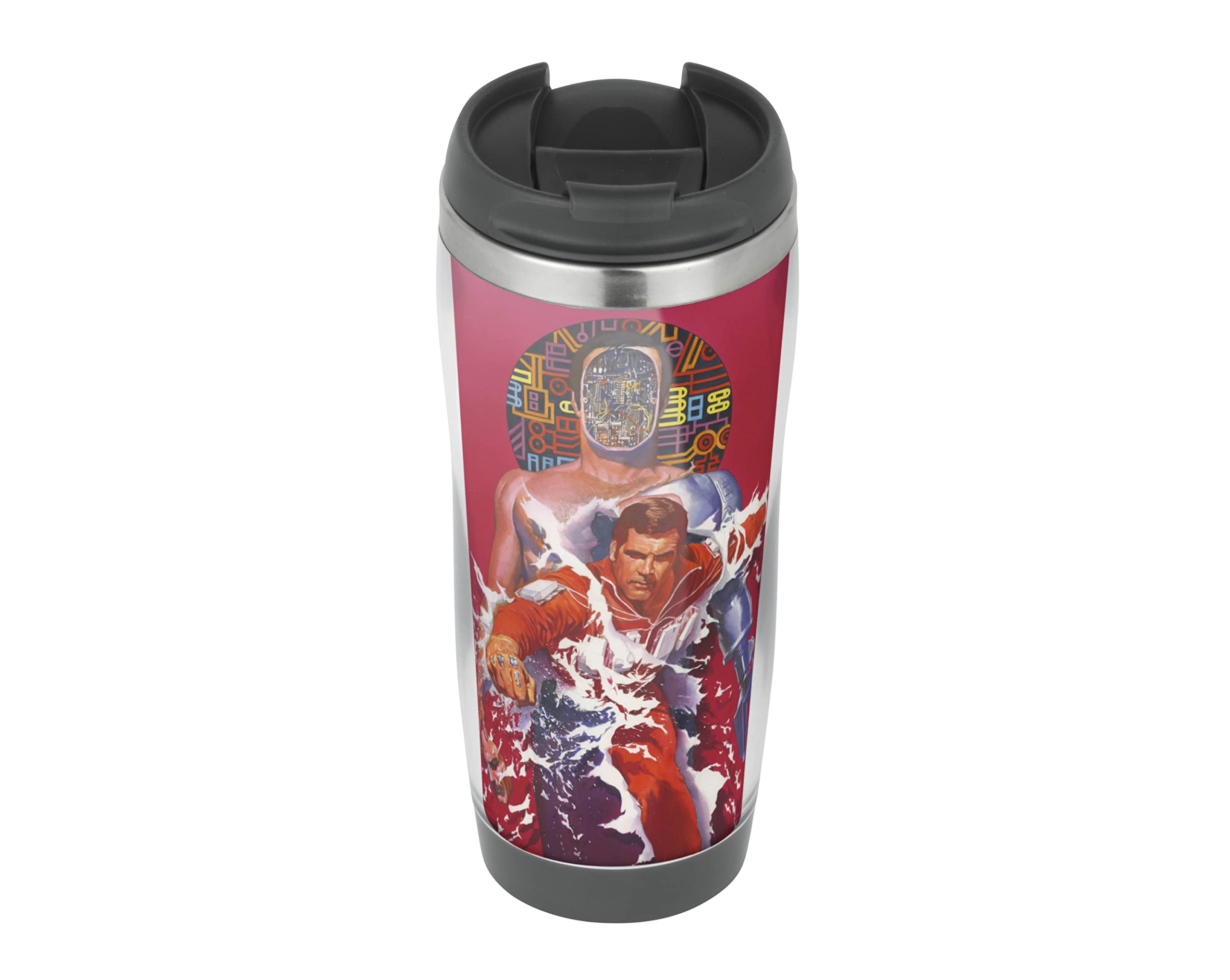 Profiles The Six Million Dollar Man #3 - Travel Mug, Thermal Insulated Cup for Hot and Cold Beverages Drinks