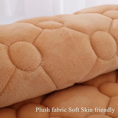 Miniatura 2 de HM&DX Cojín grueso de franela para ventana de bahía, tapete de felpa antideslizante para ventana de bahía, funda moderna y súper suave para