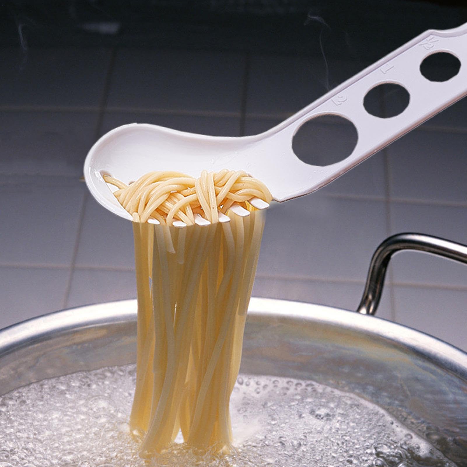 Spaghetti Spoon Genérico - 8x31.2 Cm, Medidor Espaguetis | Multifuncional - Pasta Mesury Gadget Kitchen | Utensilio De Cocina, Para El Hogar, Los Apartamentos, Escuelas, Hoteles