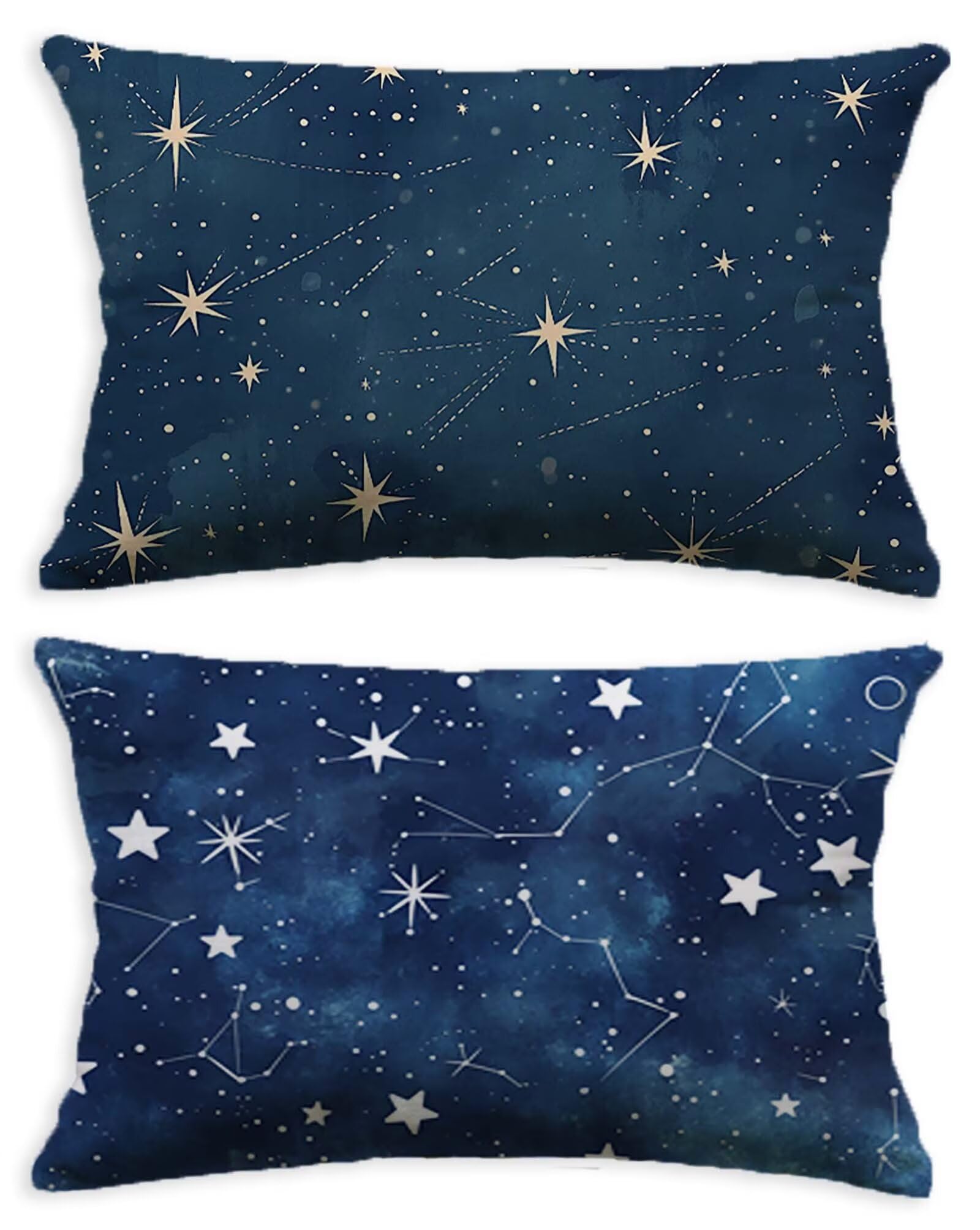 Lot de 2 Coussin Rectangulaire 80x100 Taie Oreiller Velours O-877C
