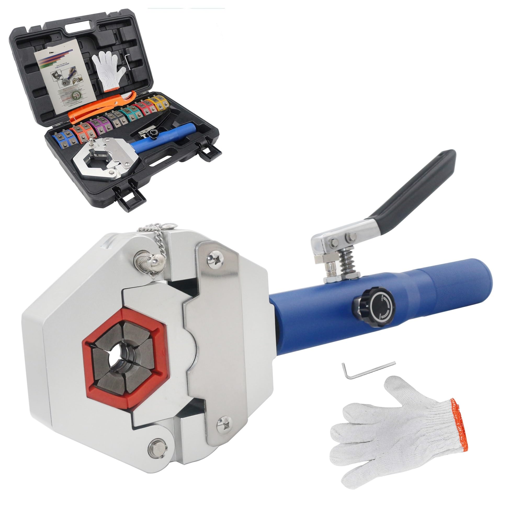 Zaciskarka Hydrauliczna, Narzędzie do zaciskania węży hydraulicznych IG-71500 AC złączek z kolcami i koralikami