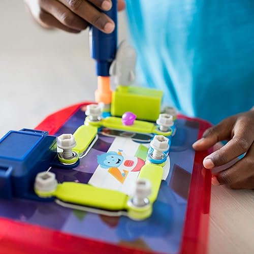 Miniatura 2 de Educational Insights Diseño y perforación de circuitos espaciales, kit de ciencia de construcción de circuitos iniciales, juguete STEM, 52 piezas