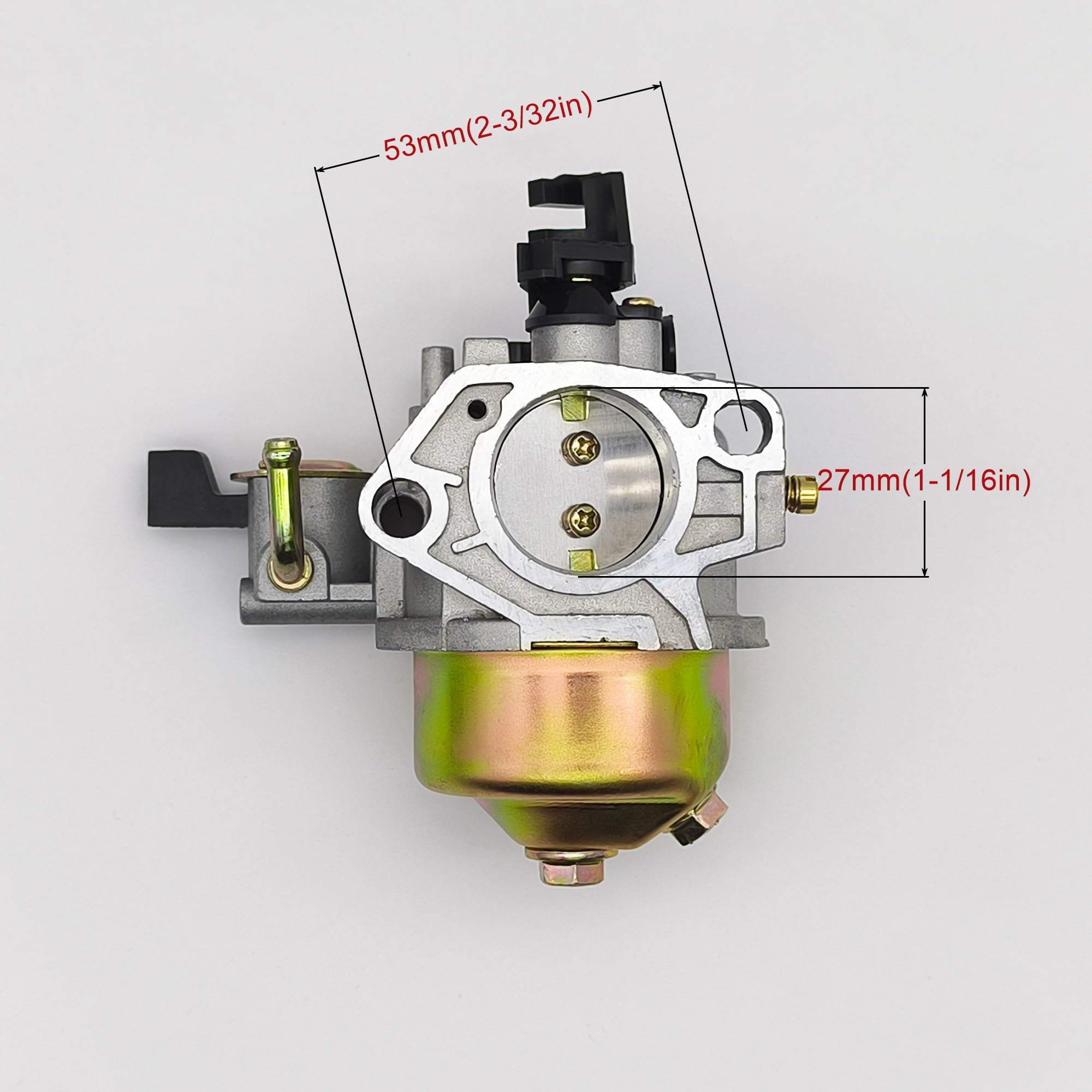 Strongthium Carburateur pour Honda GX390 GX340 GX270 GX240 13HP 11HP 16100-ZE3-V01 Compatible Predator Duromax 420cc 389cc + Durite Essence + Joints
