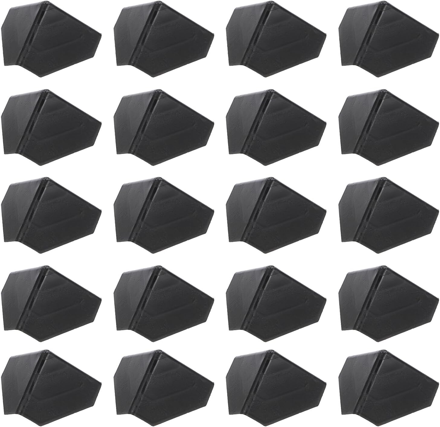 200Pcs Plastic Carton Corner Guards Shipping Box Edge Protectors for Furniture Moving Transport Damage Prevention Lightweight Packaging Safety